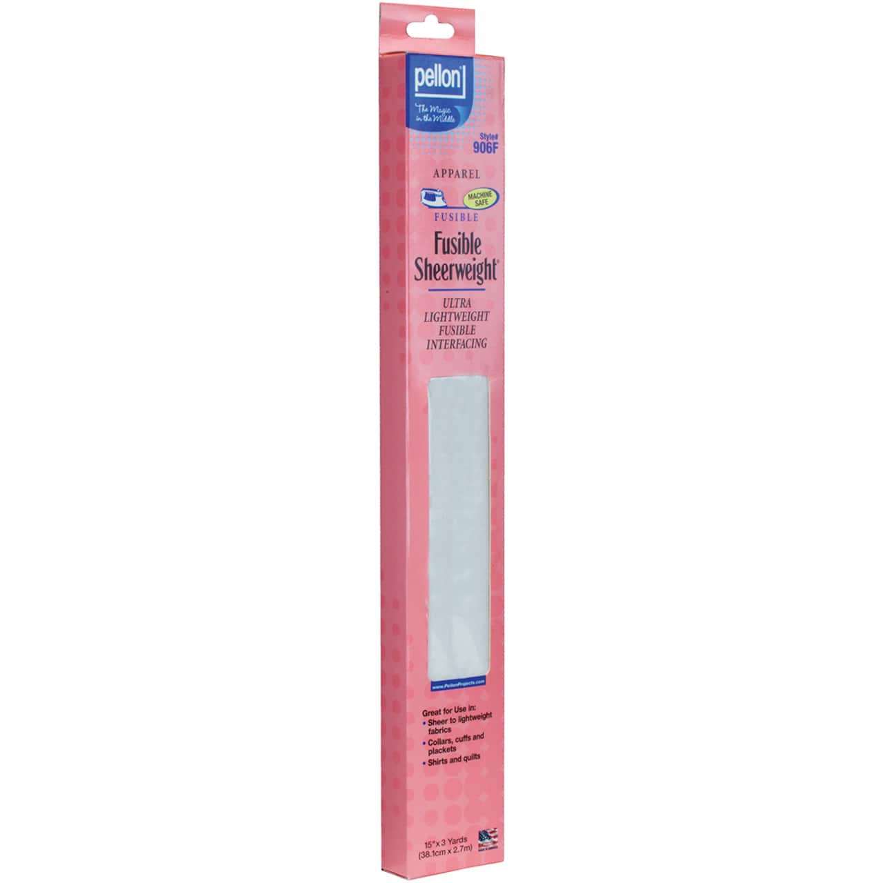 Pellon® Fusible Sheerweight™ White Interfacing, 15" x 3yd.
